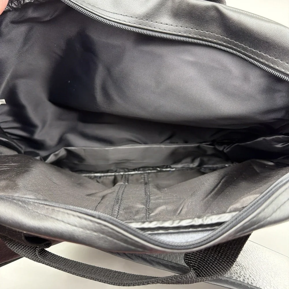 Ashten Document Bag Black NWT Multiple Pockets Carry Shoulder Strap Or Handles